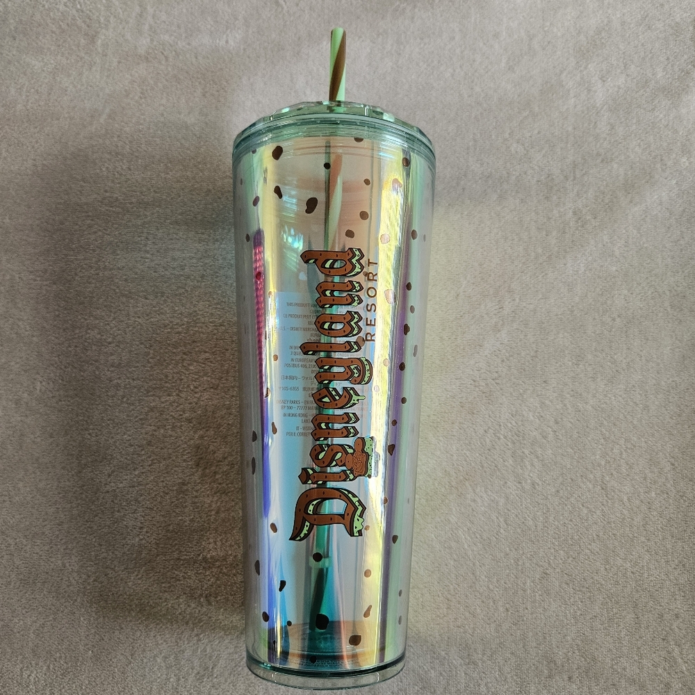 New Starbucks Disney Iridescent Mint Chocolate Chip Cookie Sandwich Tumbler